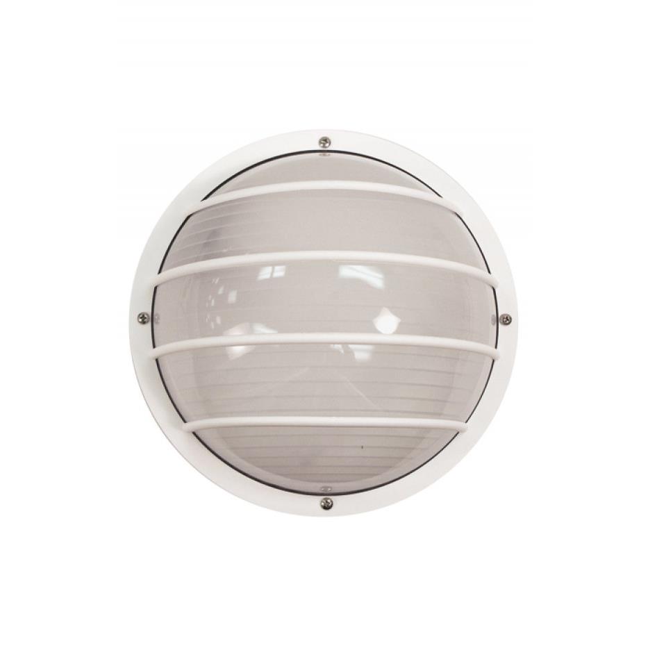 Wave Lighting S761WF-LR12C-WH LED Marlex Nautical Ceiling or Wall Mount in White